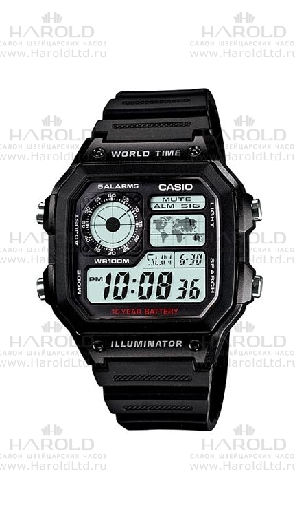 Часы Casio AE-1200WH-1A